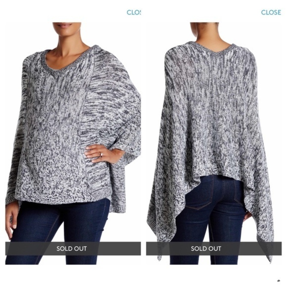 Tart Maternity Alana Poncho Black/White Medi/Large